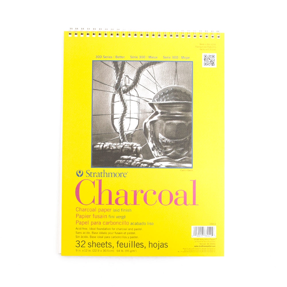 Strathmore, Grey, Sketchbooks & Pads, Art & School, 64#, Charcoal, 32 sheet, 36188